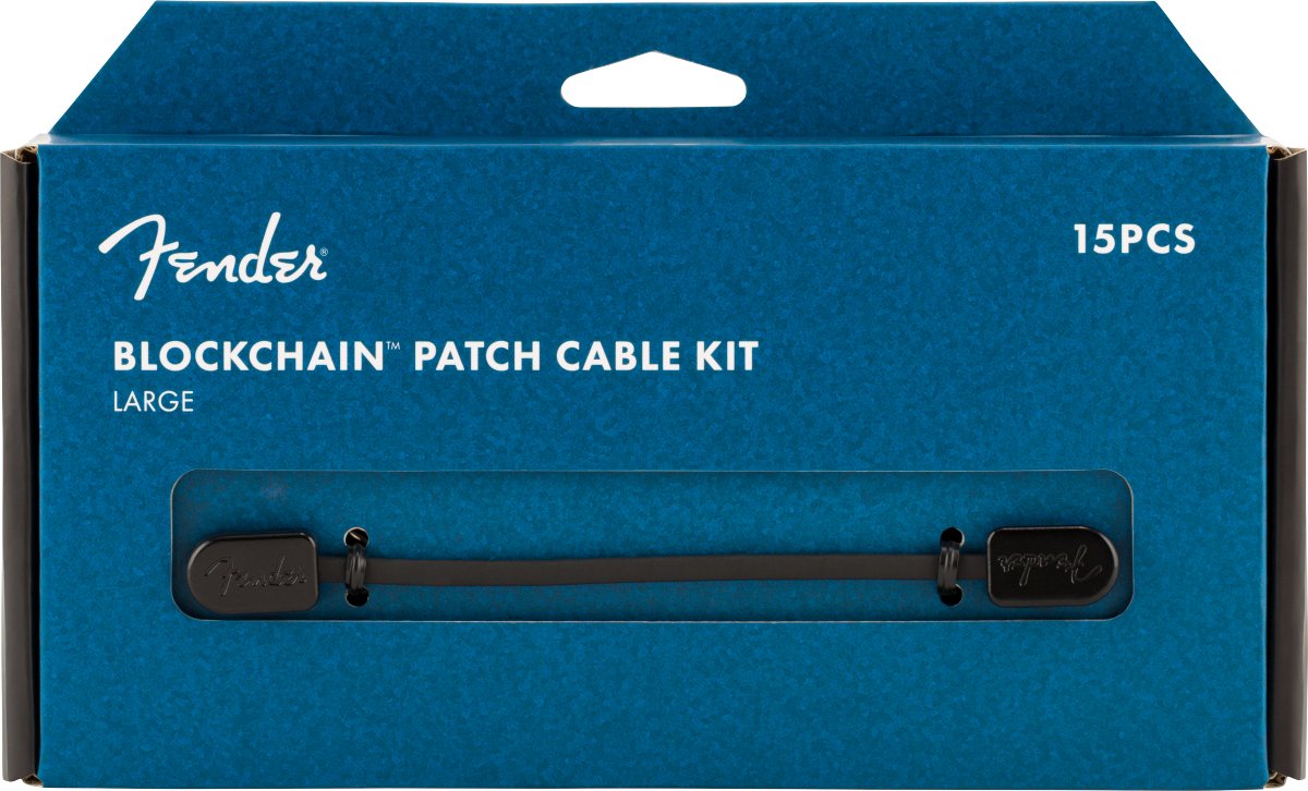 Fender Blockchain patch cable kit large (15 pcs) - La Boîte Musicale - Fender - 