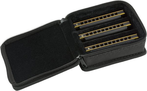 Fender - Blues DeVille Harmonica - Pack of 3 - with Case - La Boîte Musicale - Fender - 