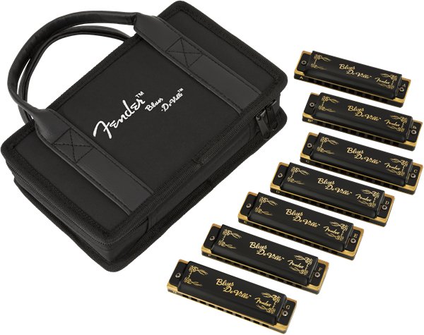 Fender Blues Deville harmonicas - 7 - packs w/case - La Boîte Musicale - Fender - 