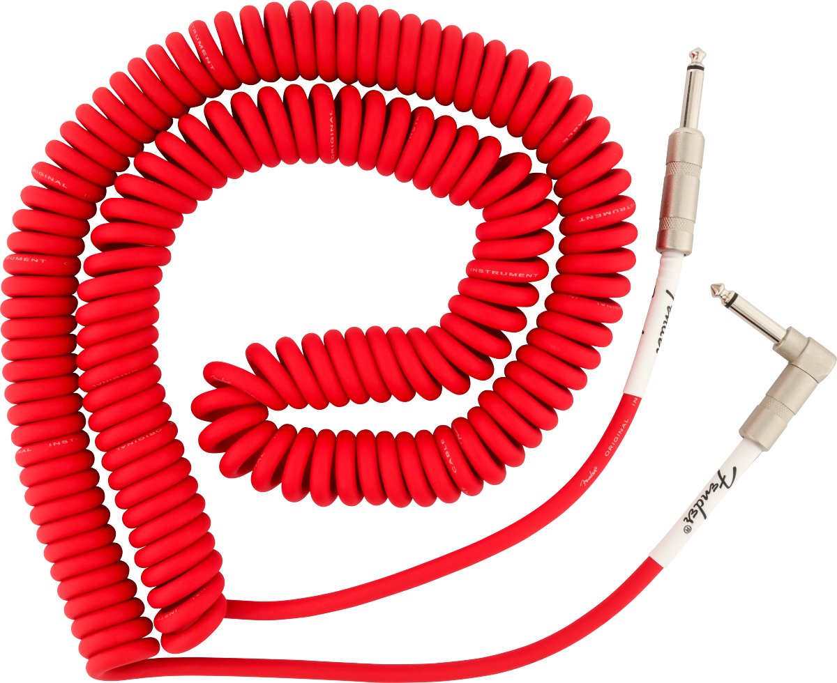 Fender cable original series coil fiesta red 30ft - La Boîte Musicale - Fender - 