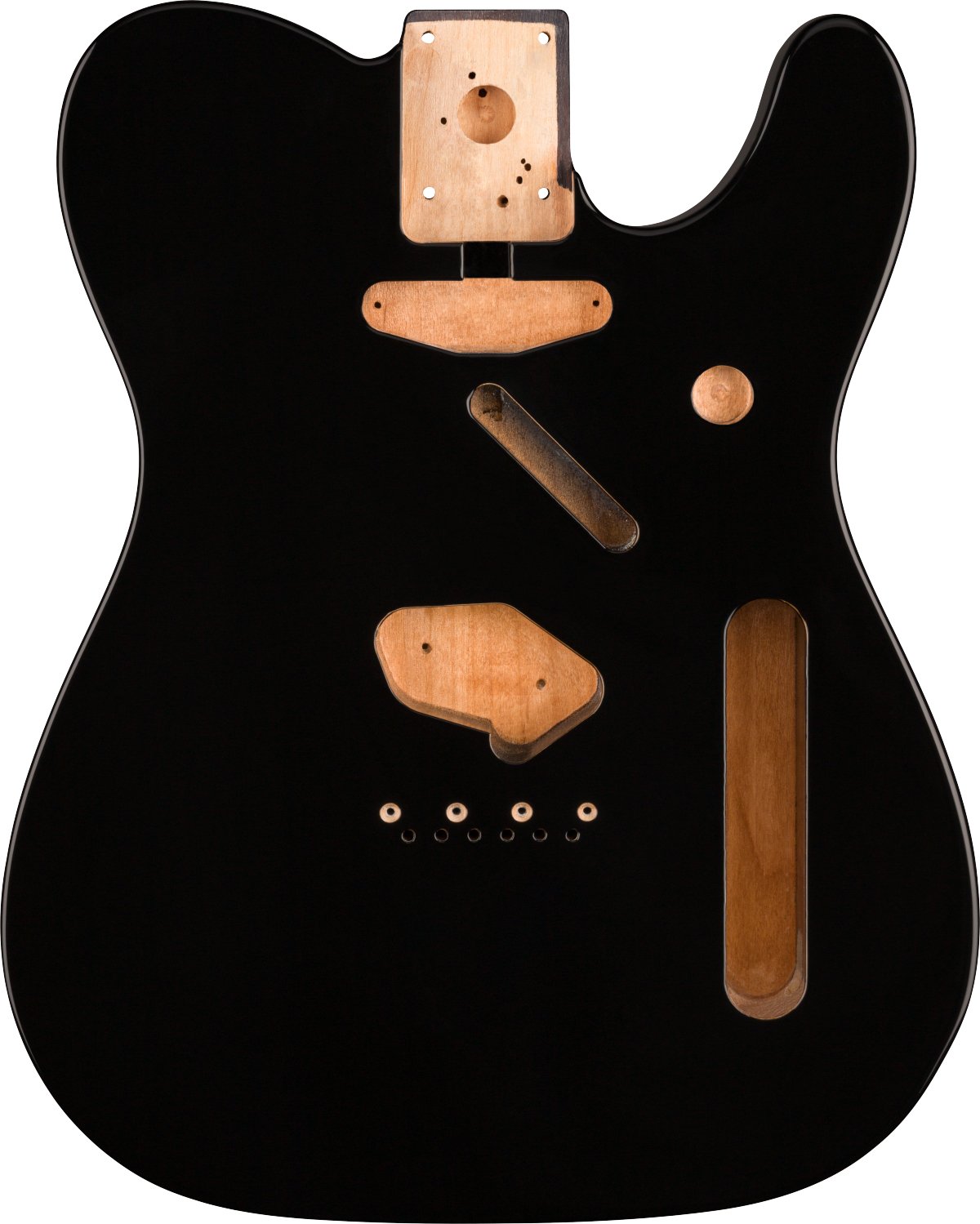 Fender - Classic Series 60's Telecaster® SS Alder Body Vintage Bridge Mount - Black - La Boîte Musicale - Telecaster Bodies - Fender - 