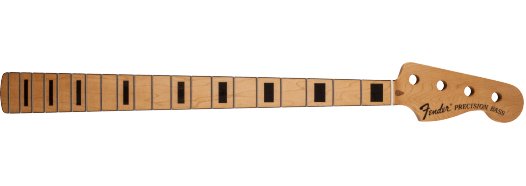 FENDER CLASSIC SERIES 70'S PRECISION BASS® NECK - 20 MEDIUM JUMBO FRETS - BLOCK INLAY - MAPLE - La Boîte Musicale - Precision Bass Necks - Fender - 