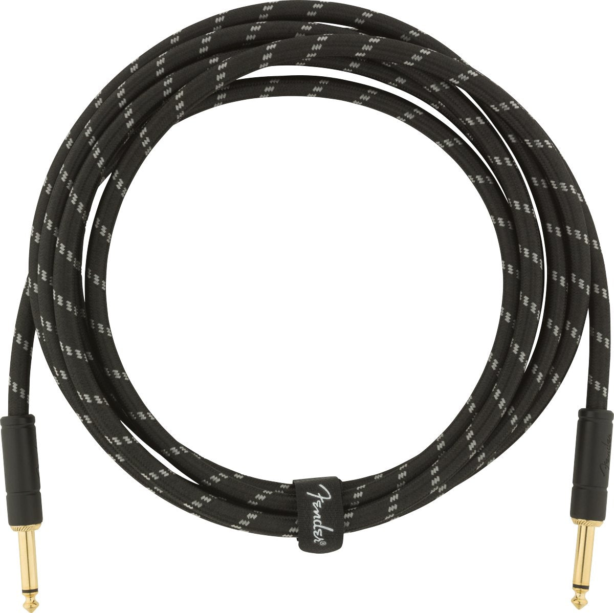 Fender - Deluxe Series Instrument Cable - Straight/Straight - 10' - Black Tweed - La Boîte Musicale - La Boîte Musicale - 