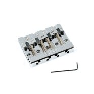 Fender - HiMass™ 4 - String Bass Bridge Assembly With Zinc Saddles - Chrome - La Boîte Musicale - Bass Bridges - Fender - 