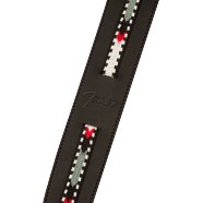 Fender - Paramount Acoustic Leather Strap - Black - La Boîte Musicale - Fender - 