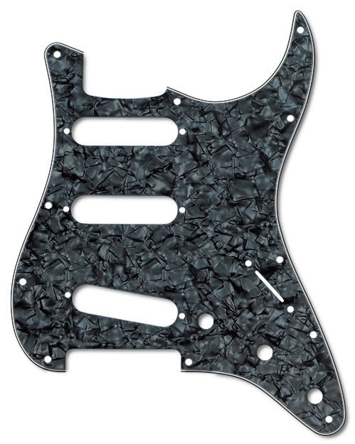 Fender - Pickguard Stratocaster 11 - Hole Mount Black Pearl 4 - Ply - La Boîte Musicale - Guitar Pickguards - Fender - 