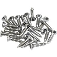 Fender - Pickguard/Control Plate Mounting Screws (24) (Chrome) - La Boîte Musicale - Fender - 