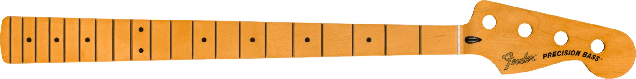 Fender - Precision to Jazz Bass Conversion Neck - 20 Med Jumbo Frets - 12 Radius - Maple - La Boîte Musicale - Jazz Bass Necks - Fender - 