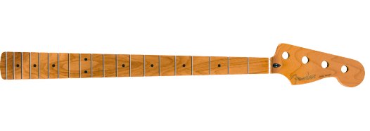 Fender - Roasted Maple Jazz Bass Neck - 20 Medium Jumbo Frets - 9.5 - Maple - C Shape - La Boîte Musicale - Jazz Bass Necks - Fender - 