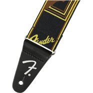 Fender - Weighless Monogrammed Yellow Guitar Strap - La Boîte Musicale - Fender - 