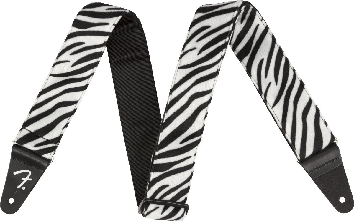 Fender - Wild Animal Print Strap, Zebra, 2" - La Boîte Musicale - Fender - 