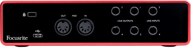 Focusrite Scarlett 4i4 - La Boîte Musicale - Interfaces - Focusrite - 