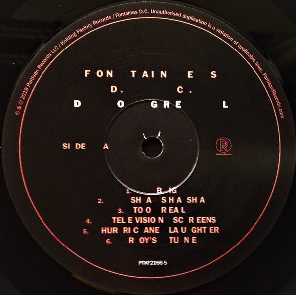 Fontaines D.C - Dogrel LP - La Boîte Musicale - Vinyl Records - Vinyl Records - 