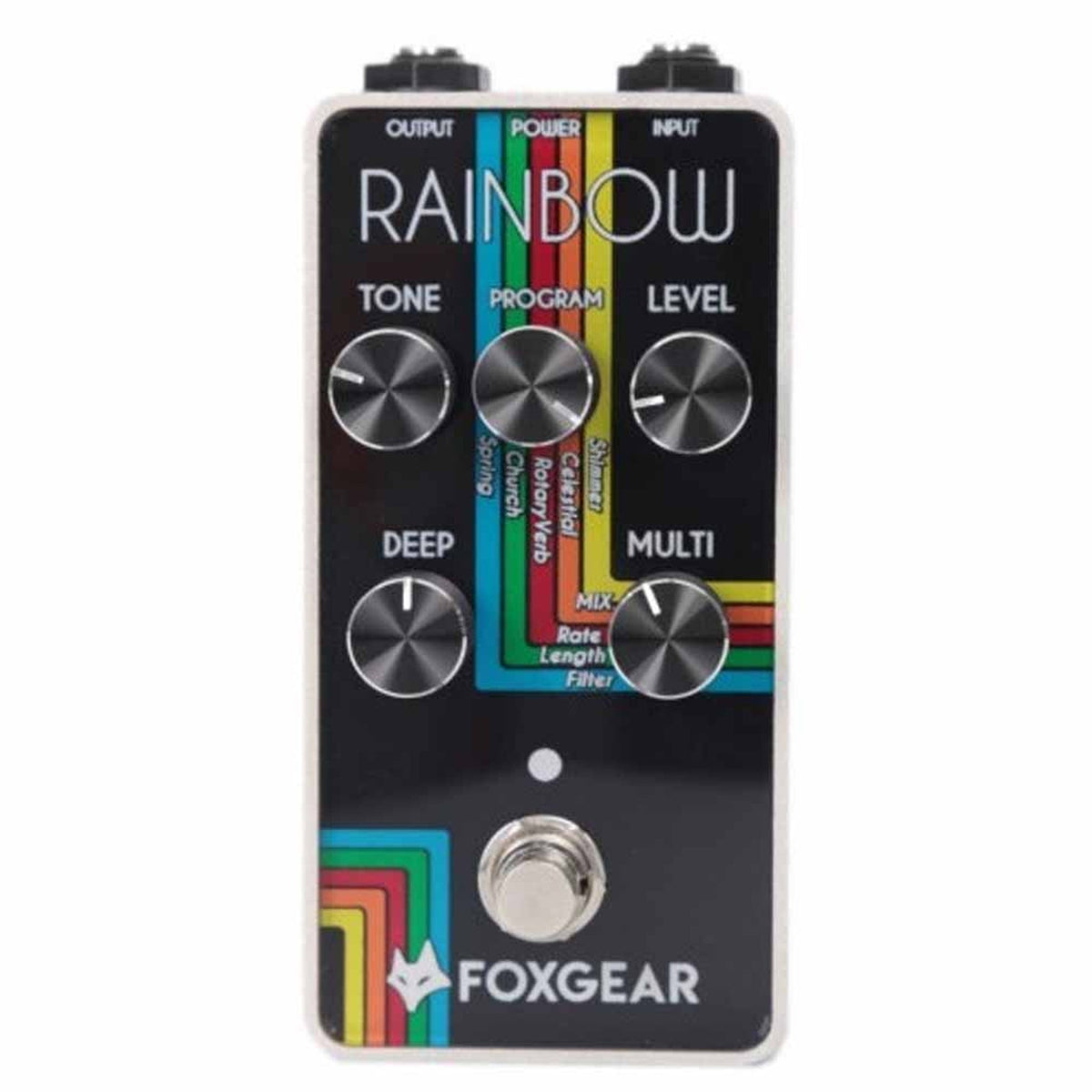 Foxgear Pedals RAINBOW - 5 Preset Digital Reverb Pedal