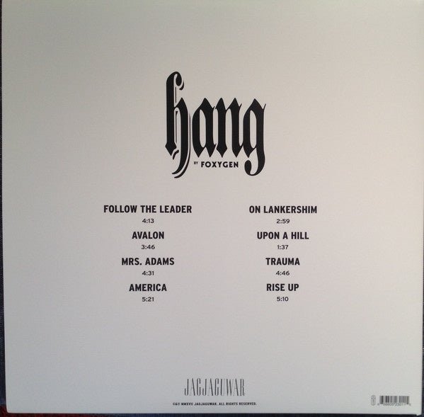 Foxygen - Hang - LP - La Boîte Musicale - Vinyl Records - Vinyl Records - 