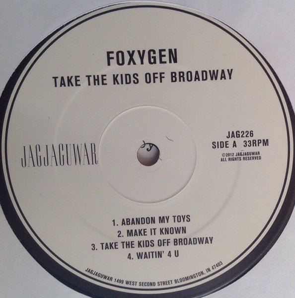 Foxygen - Take The Kids Off Broadway LP - La Boîte Musicale - Vinyl Records - Vinyl Records - 