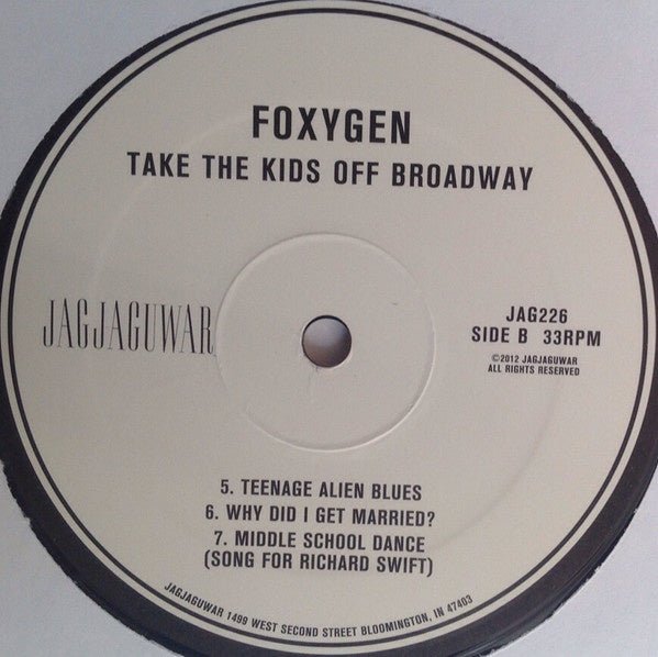 Foxygen - Take The Kids Off Broadway LP - La Boîte Musicale - Vinyl Records - Vinyl Records - 