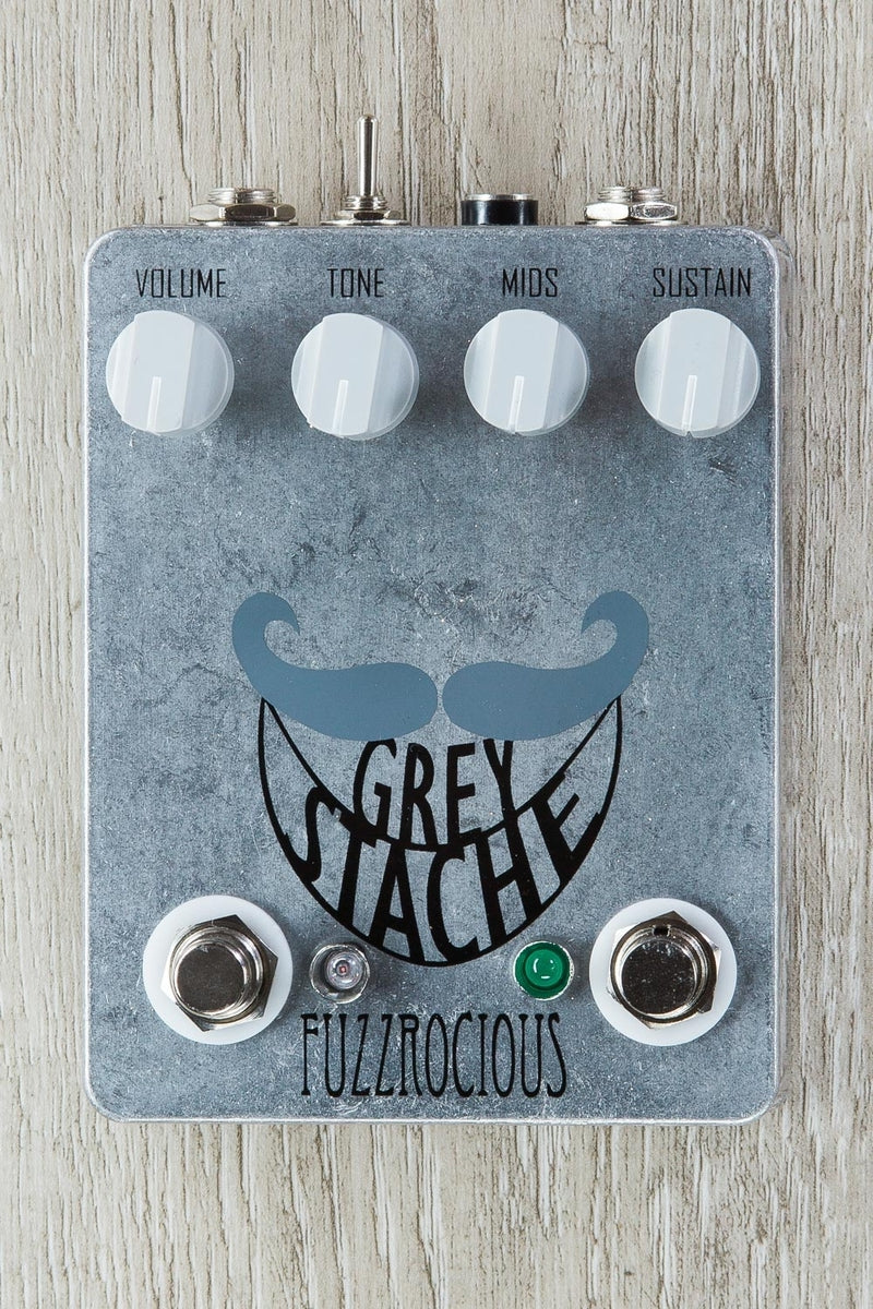 Fuzzrocious Pedals Grey Stache/Heliotropic