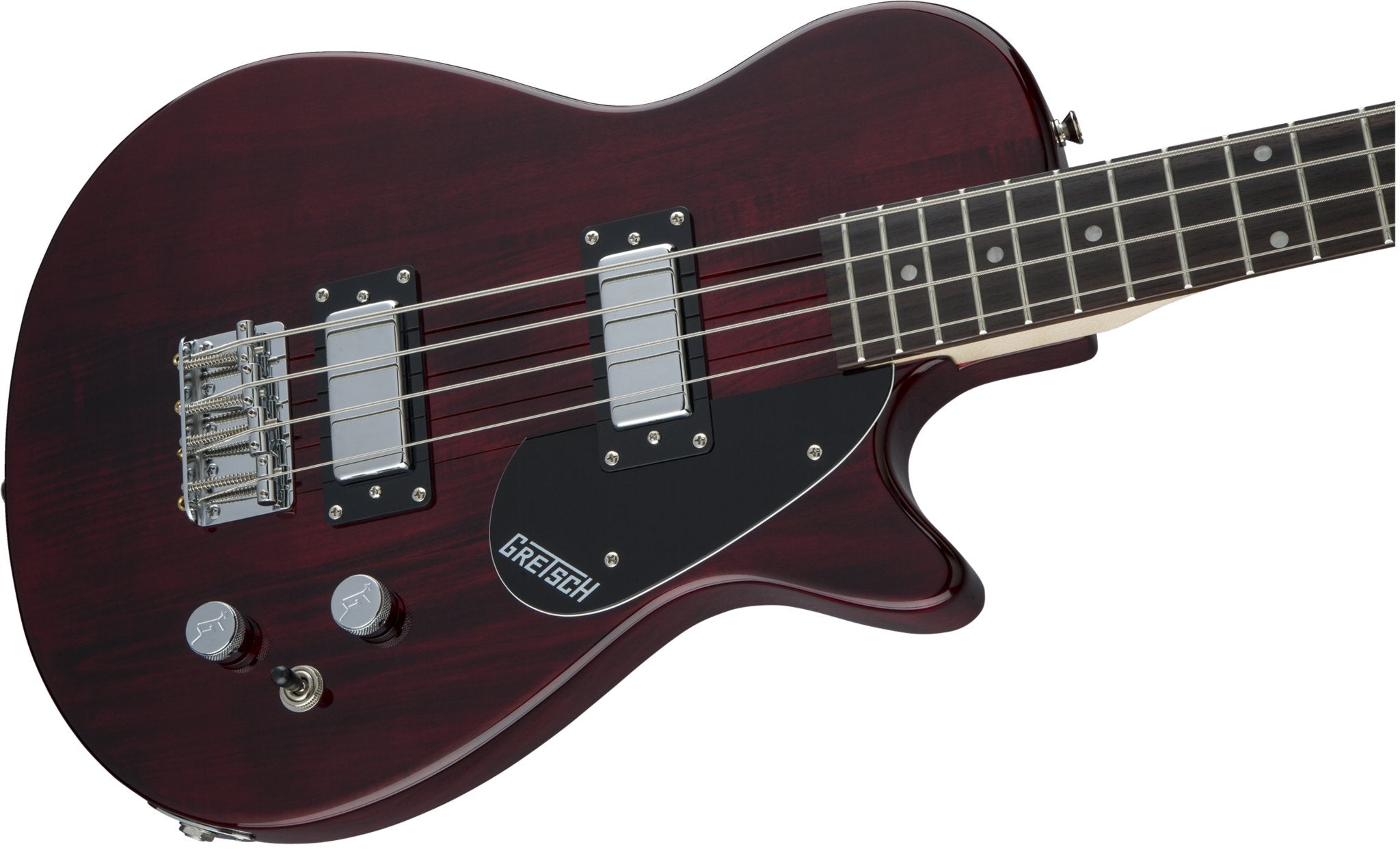 G2220 Electromatic® Junior Jet™ Bass II Short - Scale - Black Walnut Fingerboard - Walnut Stain - La Boîte Musicale - Bass Guitar - Gretsch - 