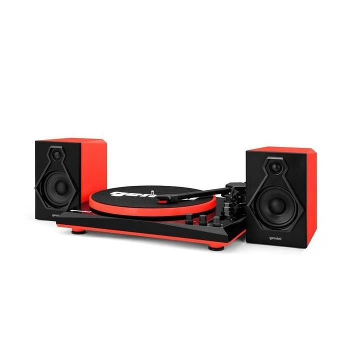 Gemini Stereo Turntable System - Black / Red - La Boîte Musicale - Turntable - Gemini - 