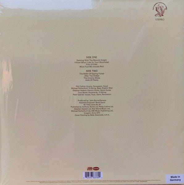 Genesis - Selling England By The Pound Clear Vinyl - La Boîte Musicale - Vinyl Records - Vinyl Records - 