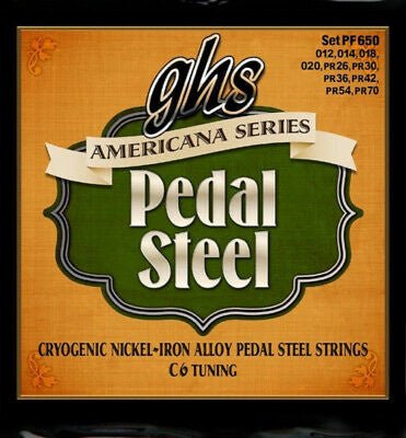 GHS pedal steel C6 10 strings - La Boîte Musicale - Pedal Steel Strings - GHS - 