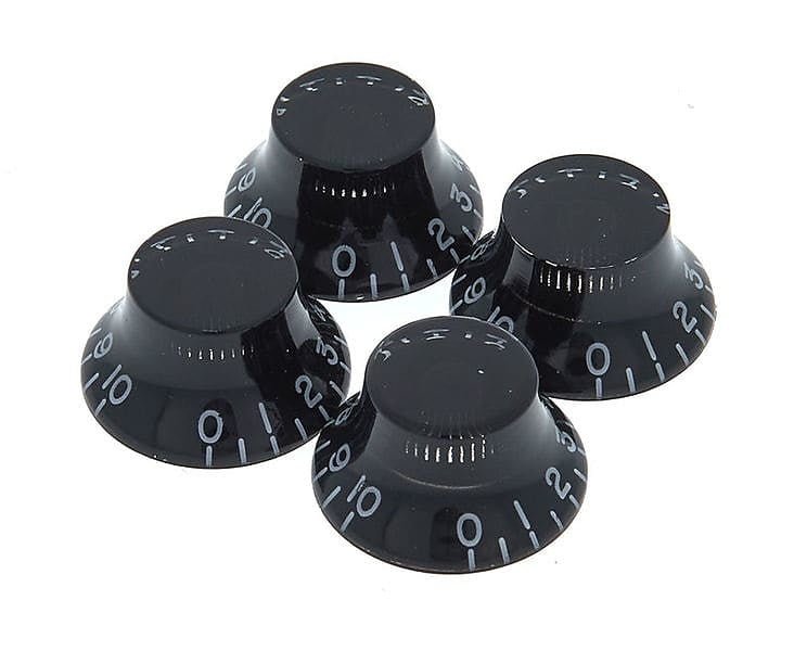 Gibson Top Hat Knobs (4) / Black - La Boîte Musicale - Gibson - 