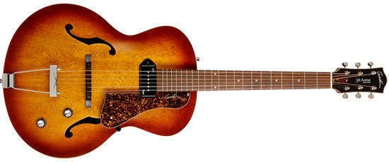 Godin 5th Avenue Kingpin P90 Cognac Burst - La Boîte Musicale - Electric Guitars - Godin - 