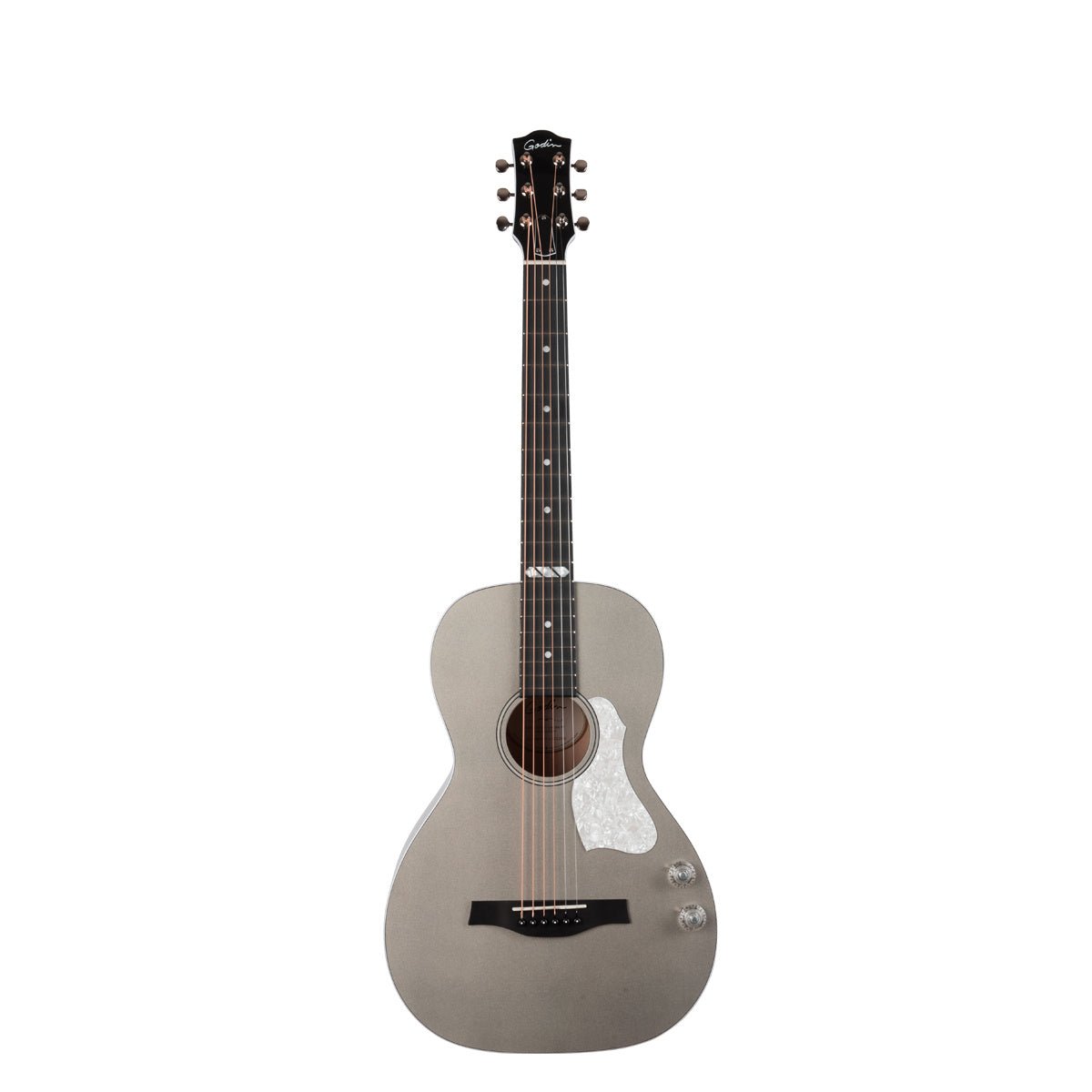 Godin - Rialto JR Satina Gray HG Q - Discrete - La Boîte Musicale - Acoustic Guitars - Godin - 