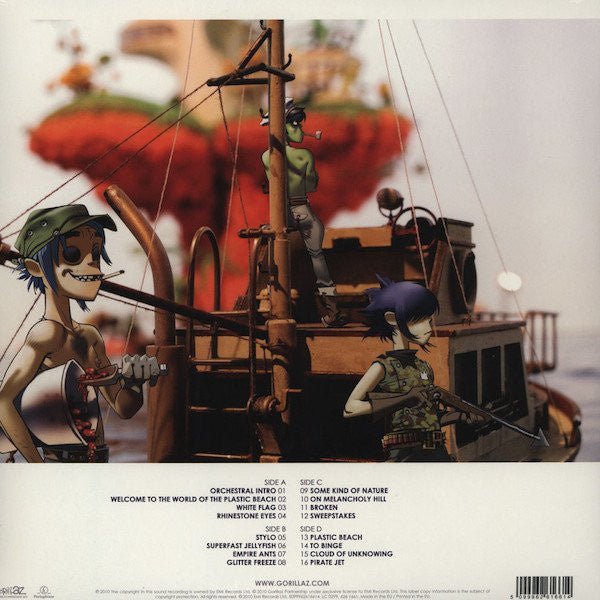 Gorillaz - Plastic Beach - La Boîte Musicale - Vinyl Records - Vinyl Records - 