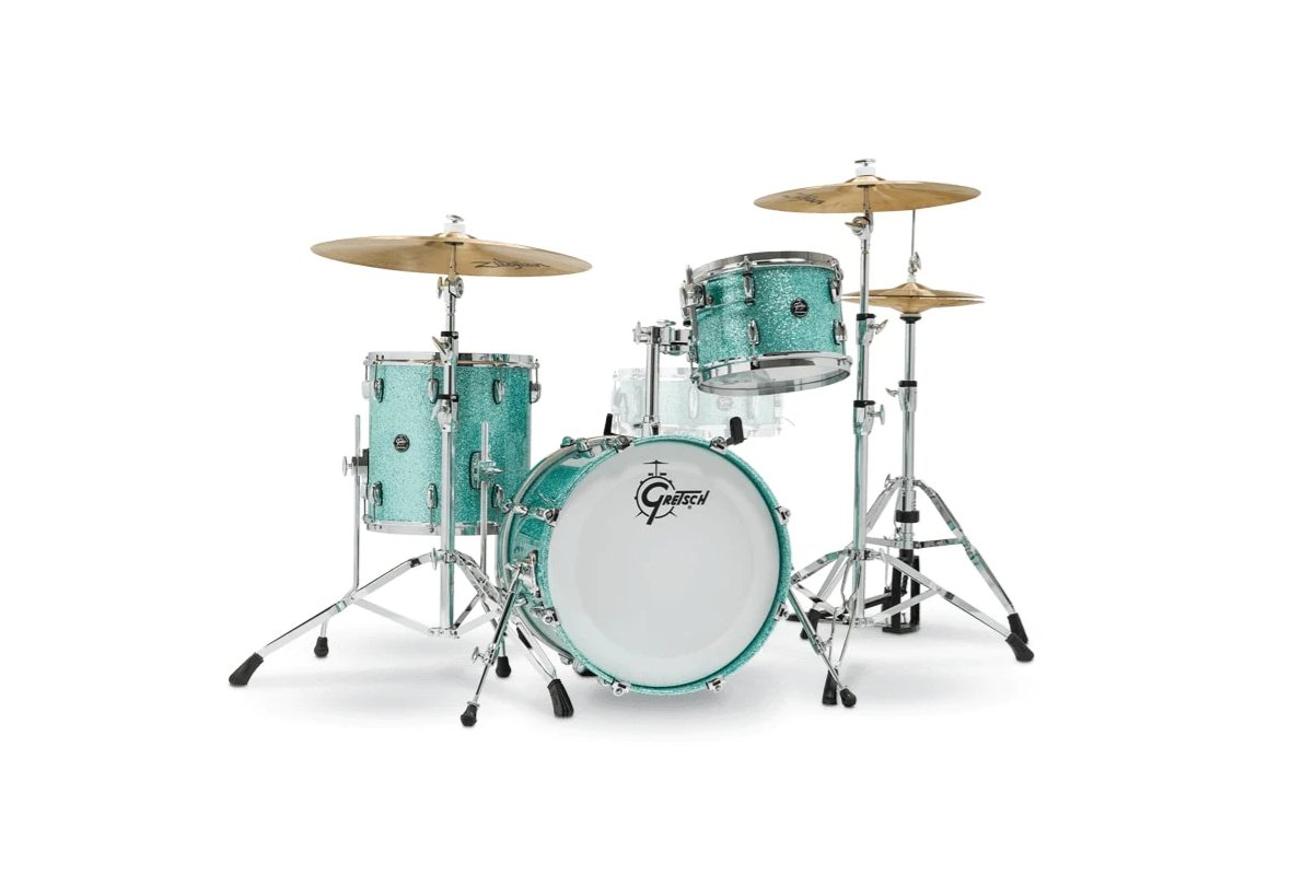 Gretsch Drum - Renown Series 3 - piece Shell Pack Turquoise Sparkle (DEMO) - La Boîte Musicale - Acoustic Drum - Gretsch Drums - 