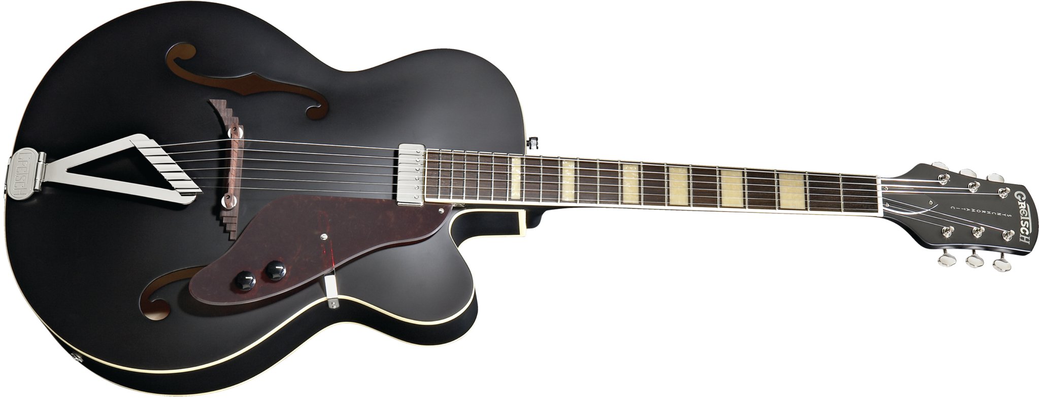 Gretsch - G100BKCE Synchromatic™ Archtop Cutaway Electric - Rosewood Fingerboard - Flat Black - La Boîte Musicale - Acoustic Guitars - Gretsch - 