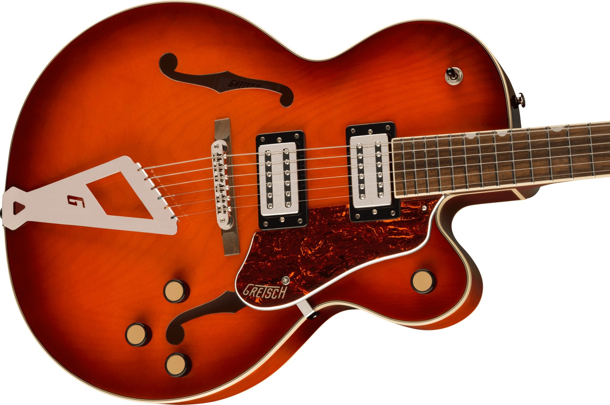 Gretsch - G2420 Streamliner™ Hollow Body with Chromatic II - Laurel Fingerboard - Broad'Tron™ BT - 3S Pickups - Fireburst - La Boîte Musicale - Electric Guitars - Gretsch - 