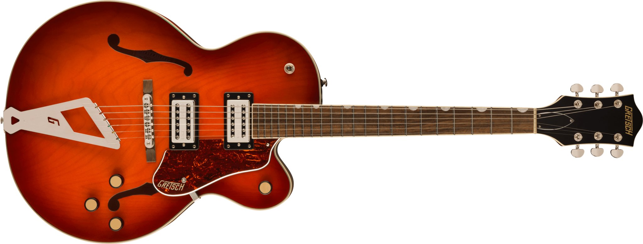 Gretsch - G2420 Streamliner™ Hollow Body with Chromatic II - Laurel Fingerboard - Broad'Tron™ BT - 3S Pickups - Fireburst - La Boîte Musicale - Electric Guitars - Gretsch - 