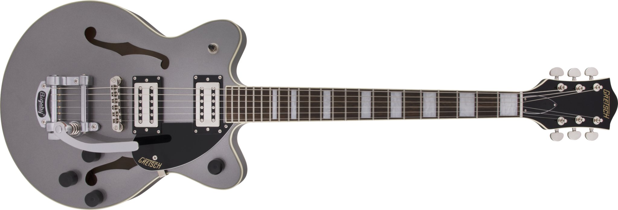 Gretsch - G2655T Streamliner™ Center Block Jr. with Bigsby® - Laurel Fingerboard - Broad'Tron™ BT - 2S Pickups - Phantom Metallic - La Boîte Musicale - Electric Guitars - Gretsch - 