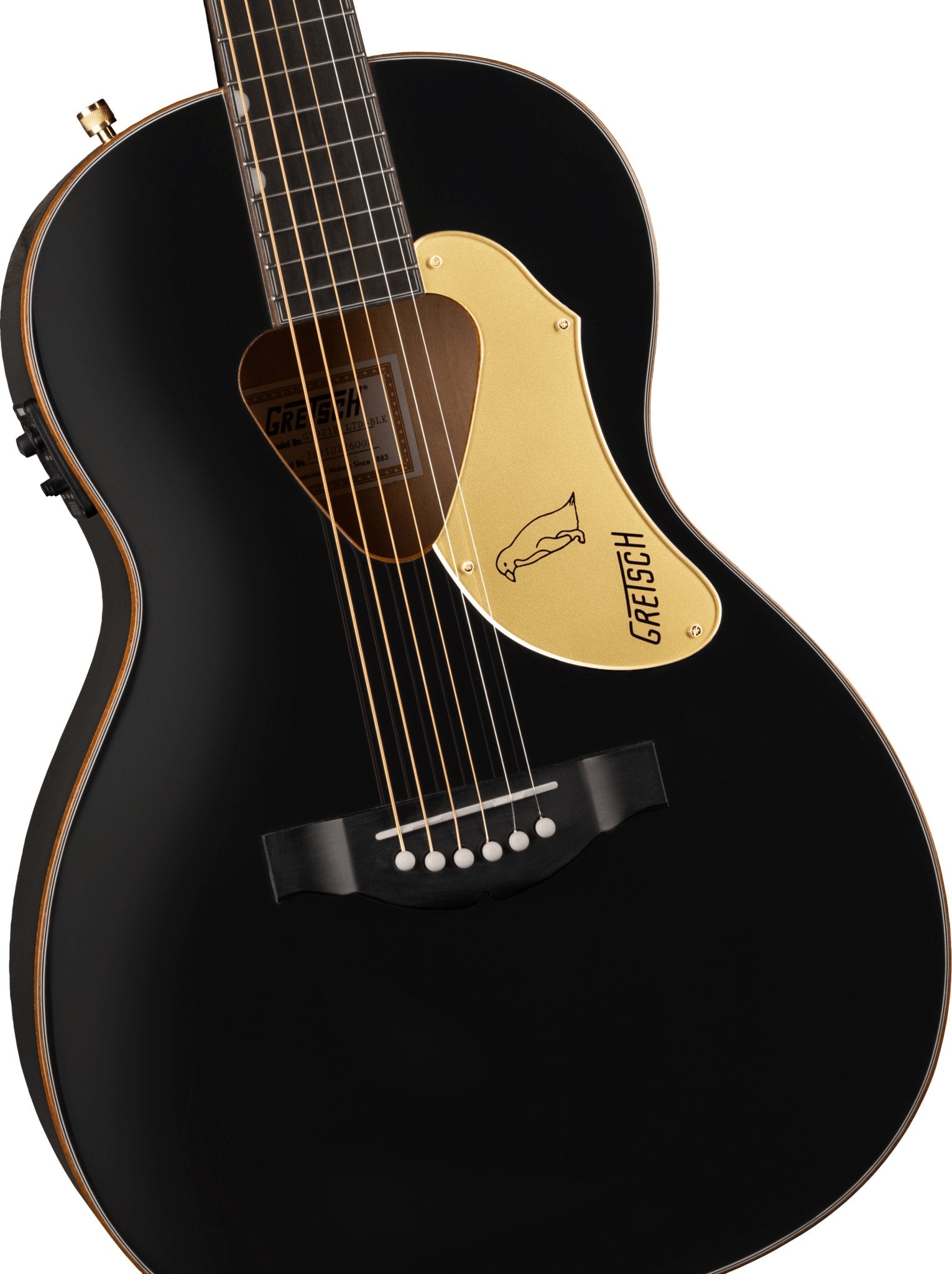 Gretsch - G5021E Rancher™ Penguin™ Parlor Acoustic/Electric - Black - La Boîte Musicale - Acoustic Guitars - Gretsch - 