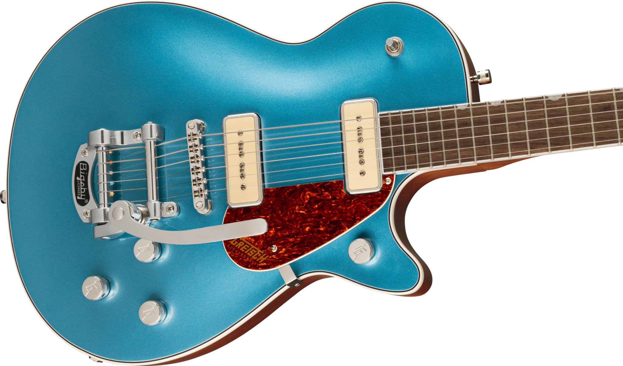 Gretsch - G5210T - P90 Electromatic® Jet™ Two 90 Single - Cut with Bigsby® - Laurel Fingerboard - Mako - La Boîte Musicale - Electric Guitars - Gretsch - 