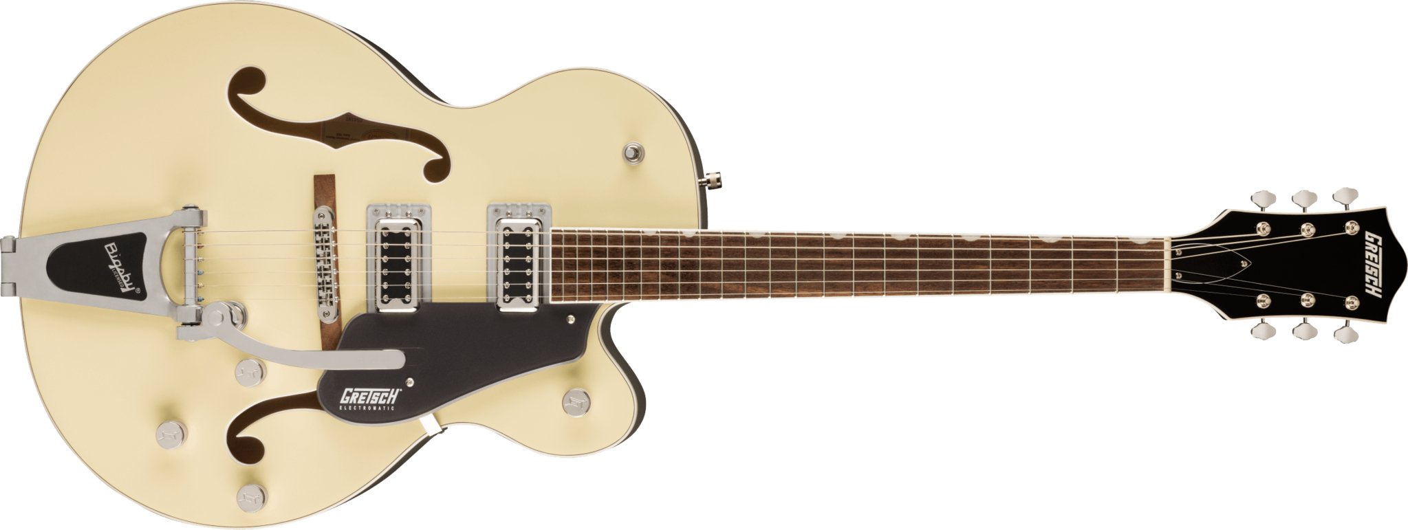 Gretsch - G5420T Electromatic® Classic Hollow Body Single - Cut with Bigsby® - Laurel Fingerboard - Two - Tone Vintage White/London Grey - La Boîte Musicale - La Boîte Musicale - 