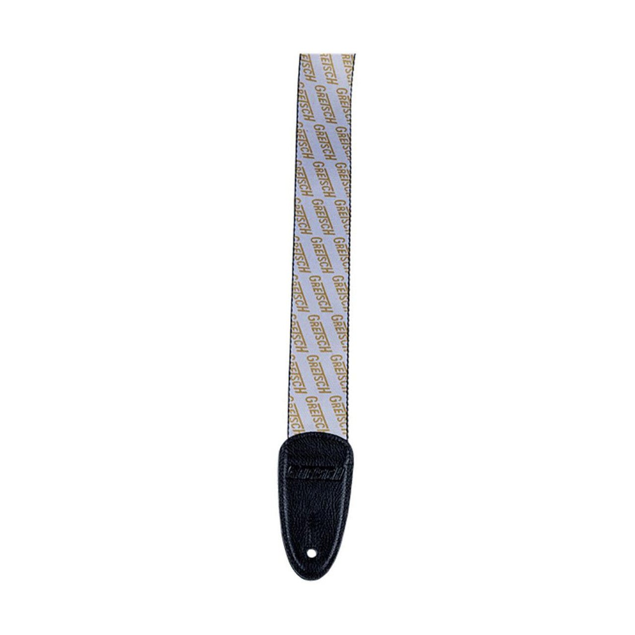 Gretsch - Guitar Strap With Logo - White & Gold - La Boîte Musicale - Gretsch - 