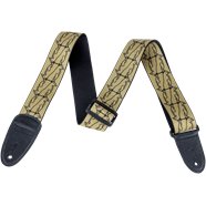 Gretsh - Gretsch® Alternating Gold Penguins Strap - Black - La Boîte Musicale - Gretsch - 