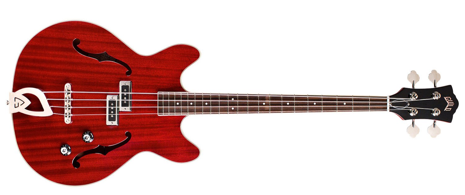 Guild - Newark Double - Cut Semi - Hollow Bass Starfire I Bass *NEW Cherry Red - La Boîte Musicale - Bass Guitar - Guild - 