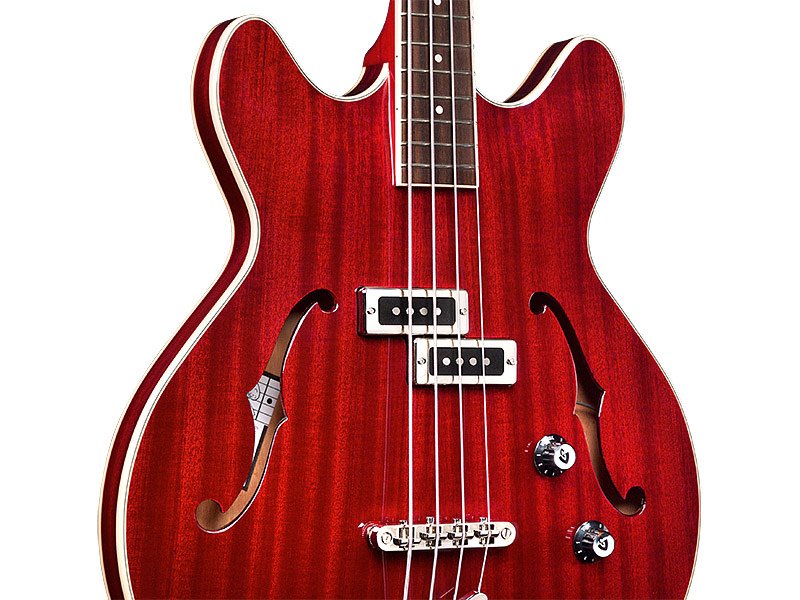 Guild - Newark Double - Cut Semi - Hollow Bass Starfire I Bass *NEW Cherry Red - La Boîte Musicale - Bass Guitar - Guild - 