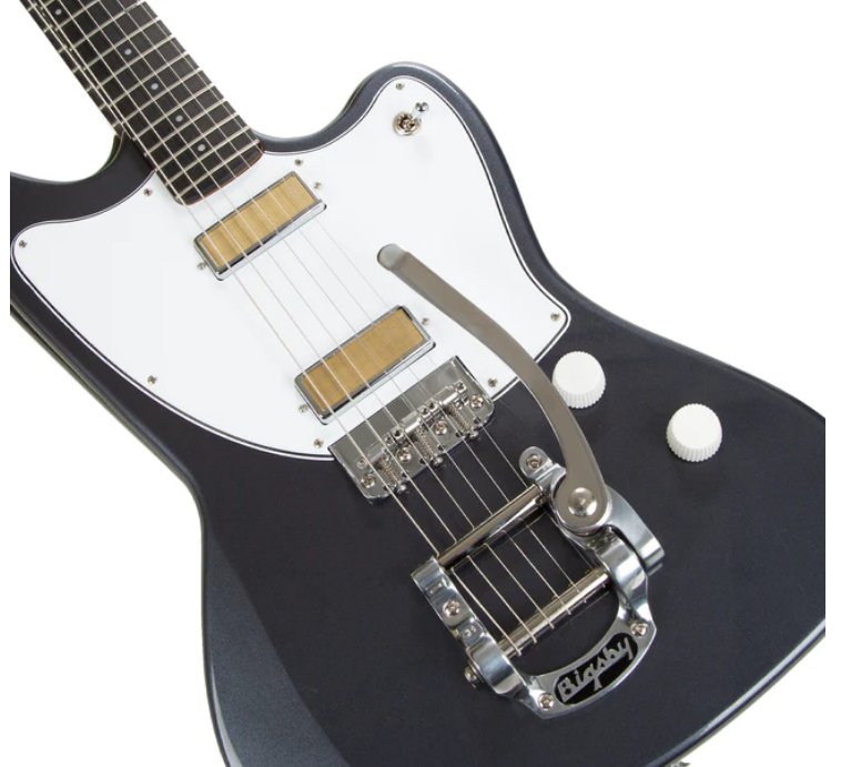 Harmony - Silhouette slate with Bigsby B5 vibrato - La Boîte Musicale - Electric Guitars - Harmony - 