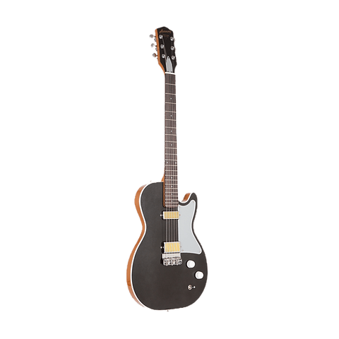 Harmony - Standard Jupiter Thinline Electric Guitar w/Case - Space Black - La Boîte Musicale - La Boîte Musicale - 