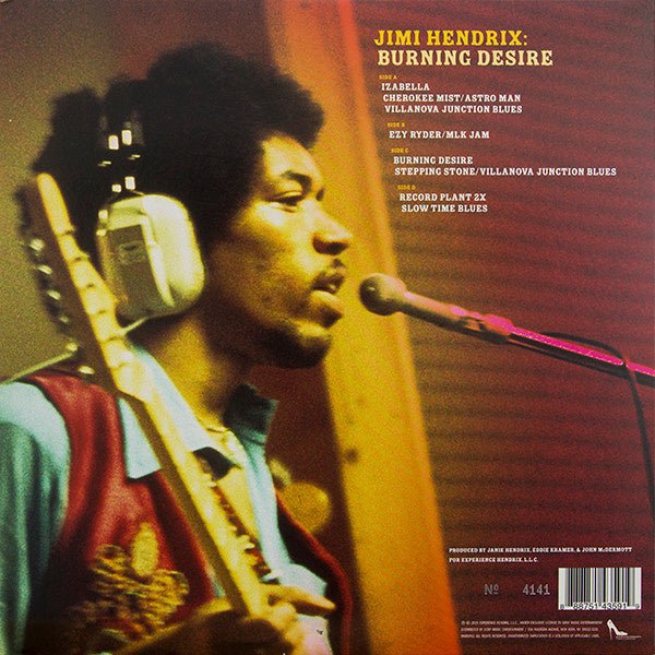 Hendrix - Burning Desire LP - La Boîte Musicale - Vinyl Records - Vinyl Records - 