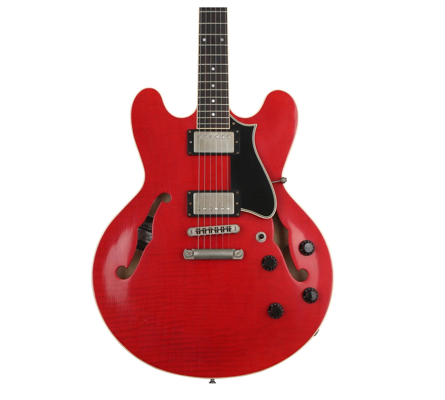 Heritage - Standard H - 535 Hollow Electric Guitar with case - Cherry red Artisan Aged finish - La Boîte Musicale - Electric Guitars - Heritage - 