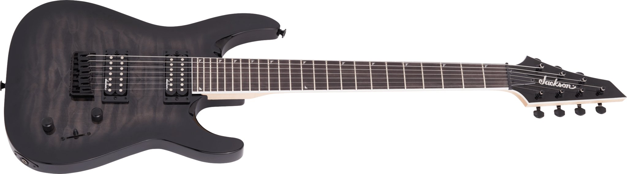 Jackson - JS Series Dinky™ Arch Top JS22Q - 7 DKA HT - Amaranth Fingerboard - Transparent Black Burst - La Boîte Musicale - Electric Guitars - Jackson - 