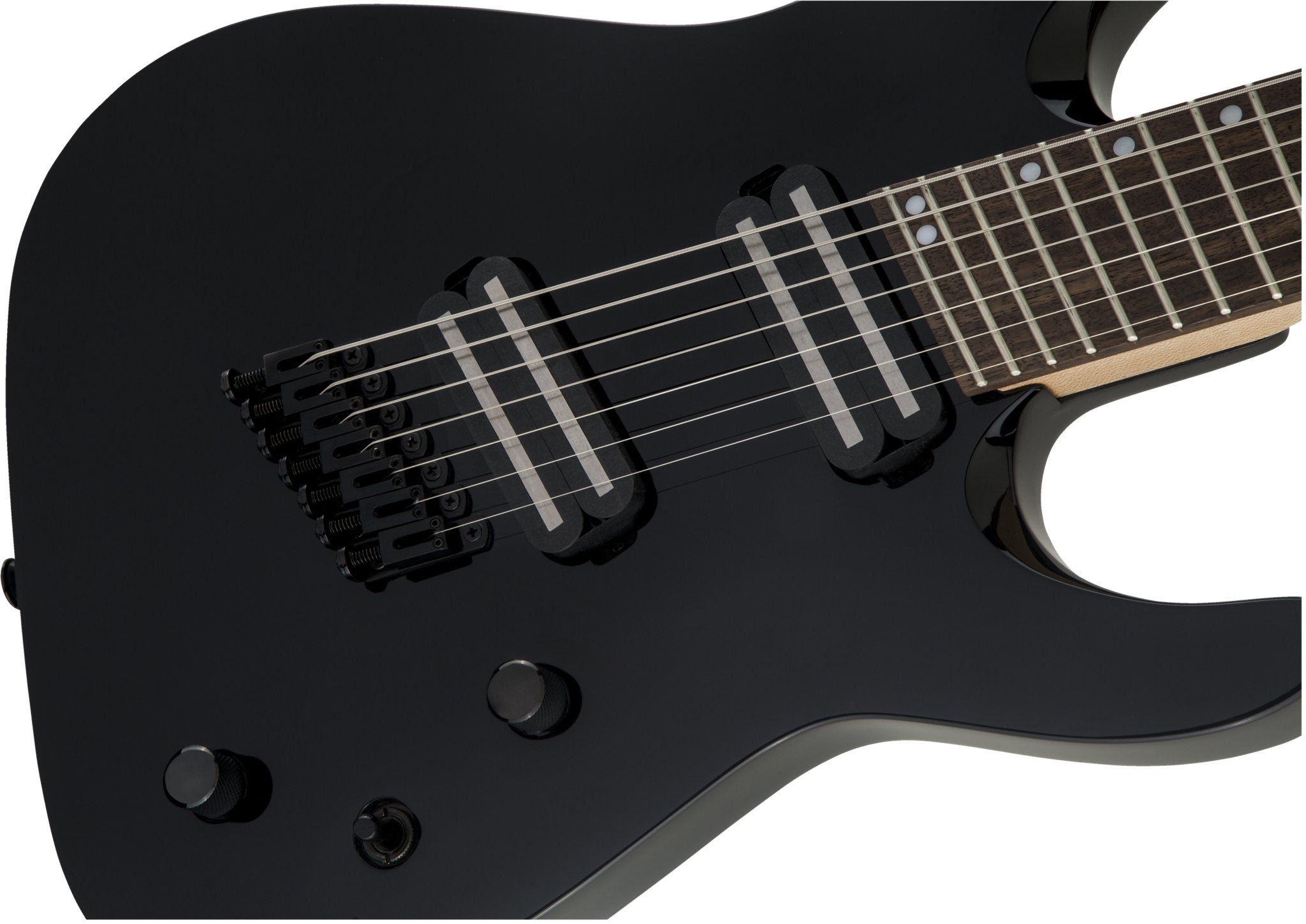 Jackson - X Series Dinky® Arch Top DKAF7 MS - Laurel Fingerboard - Multi - Scale - Gloss Black - La Boîte Musicale - Electric Guitars - Jackson - 