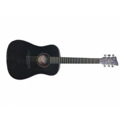 Jay Turser - 3/4 Size Dreadnought Guitar - Black - La Boîte Musicale - Acoustic Guitars - Jay Turser - 