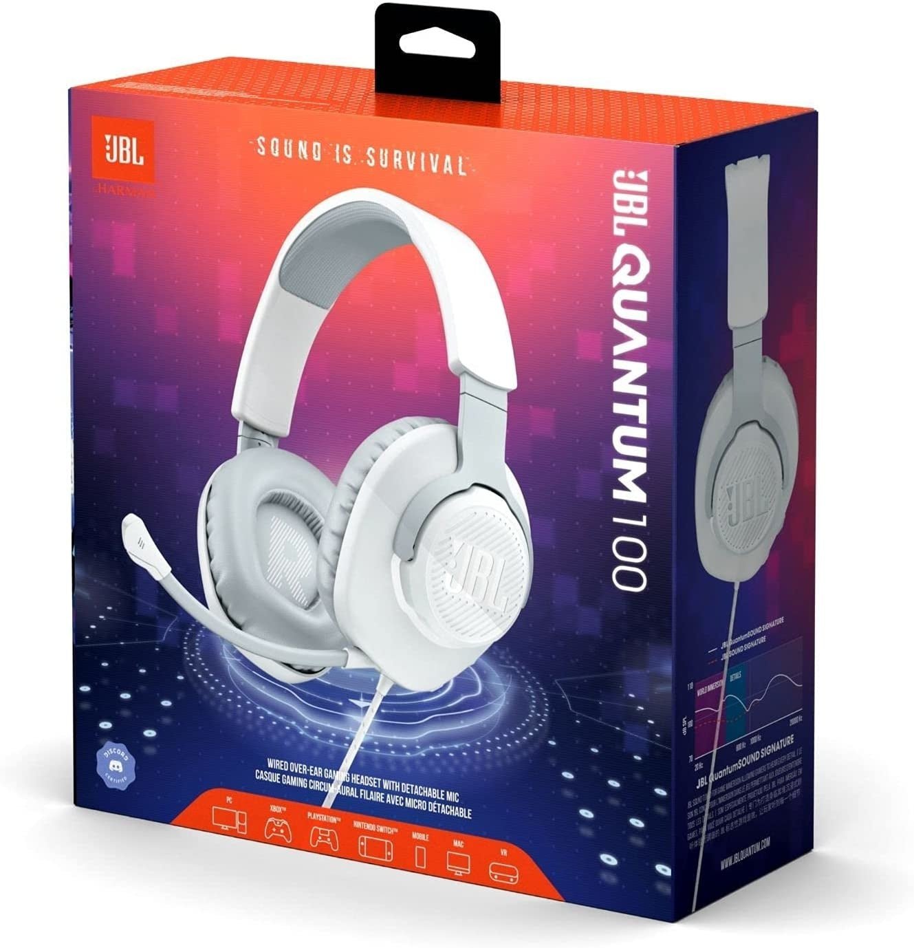 JBL QUANTUM 100 casque gaming - La Boîte Musicale - JBL - 